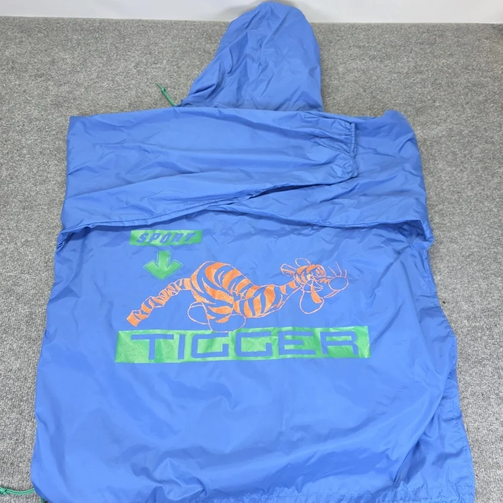 Vintage 90s Disney Tigger Sport Anorak Windbreaker Jacket Vtg Cartoon Rare Pooh - Picture 4 of 8